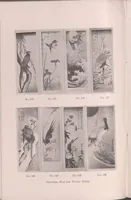 An illustration from Japanese color prints, Chinese and Thibetan paintings : hosoye, broadsheets, pillar prints, triptychs, bird and flower prints, modern men ; to be sold at public auction, April 27th and 28th, 1925 ... the Walpole Galleries. (1925)