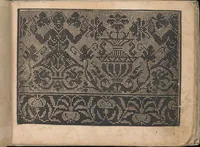 An illustration from Neu künstlichs Modelbuch: Von allerhand artlichen und gerechten Modeln, auff der laden zuwircken (1598)