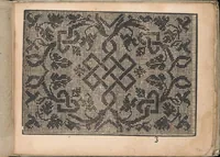 An illustration from Neu künstlichs Modelbuch: Von allerhand artlichen und gerechten Modeln, auff der laden zuwircken (1598)