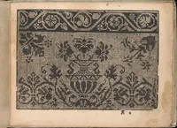 Picture 11 of 14 from Neu künstlichs Modelbuch: Von allerhand artlichen und gerechten Modeln, auff der laden zuwircken (1598), leaf 37