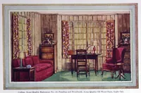 An illustration from King color rules the home / [by C.D. Holley, and Associations, Acme Quality Color Division, in cooperation with Nancy McClelland ... and Parker Morse Hooper]. (1928)