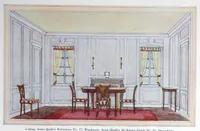 An illustration from King color rules the home / [by C.D. Holley, and Associations, Acme Quality Color Division, in cooperation with Nancy McClelland ... and Parker Morse Hooper]. (1928)