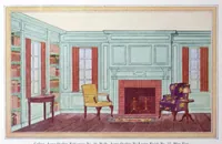 An illustration from King color rules the home / [by C.D. Holley, and Associations, Acme Quality Color Division, in cooperation with Nancy McClelland ... and Parker Morse Hooper]. (1928)