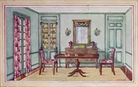 An illustration from King color rules the home / [by C.D. Holley, and Associations, Acme Quality Color Division, in cooperation with Nancy McClelland ... and Parker Morse Hooper]. (1928)