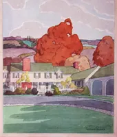 An illustration from King color rules the home / [by C.D. Holley, and Associations, Acme Quality Color Division, in cooperation with Nancy McClelland ... and Parker Morse Hooper]. (1928)