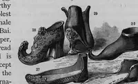 An illustration from Ladies' old-fashioned shoes (1885)
