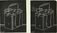 An illustration from Lampes electriques universelles Trouve de surete portatives, automatiques, reglables et inversables de M. G. Trouve. (1884)