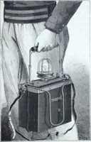 An illustration from Lampes electriques universelles Trouve de surete portatives, automatiques, reglables et inversables de M. G. Trouve. (1884)