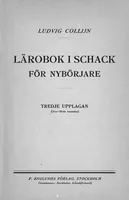 Picture 1 of 3 from Lärobok i schack för nybörjare (1920), leaf 0