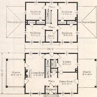 An illustration from Book A-7 of one hundred homes (1917)