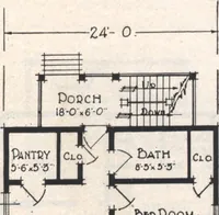An illustration from Book A-7 of one hundred homes (1917)