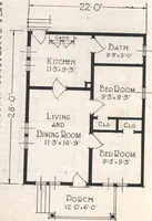 An illustration from Book A-7 of one hundred homes (1917)