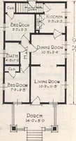 An illustration from Book A-7 of one hundred homes (1917)