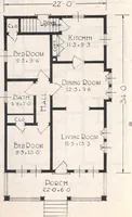 An illustration from Book A-7 of one hundred homes (1917)