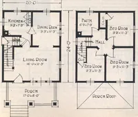 An illustration from Book A-7 of one hundred homes (1917)