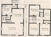 An illustration from Book A-7 of one hundred homes (1917)