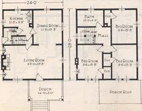 An illustration from Book A-7 of one hundred homes (1917)