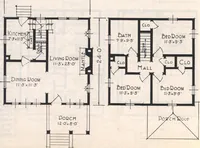 An illustration from Book A-7 of one hundred homes (1917)