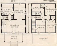 An illustration from Book A-7 of one hundred homes (1917)