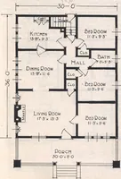 An illustration from Book A-7 of one hundred homes (1917)