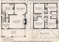 An illustration from Book A-7 of one hundred homes (1917)