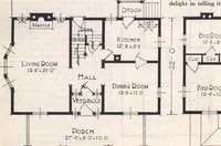 An illustration from Book A-7 of one hundred homes (1917)