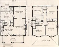 An illustration from Book A-7 of one hundred homes (1917)