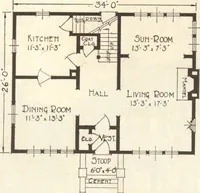 An illustration from Lewis homes: homes of character (1922)