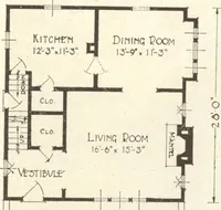 An illustration from Lewis homes: homes of character (1922)