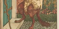 Picture 4 of 5 from Little Red Riding Hood (1875), leaf 9