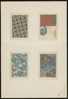 An illustration from [Japanese designs from Ukiyoe prints] (1860)