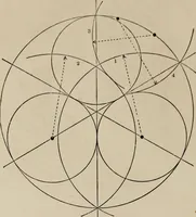 An illustration from The power of form applied to geometric tracery : one hundred designs and their foundations resulting from one diagram (1851)