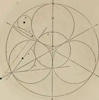 An illustration from The power of form applied to geometric tracery : one hundred designs and their foundations resulting from one diagram (1851)