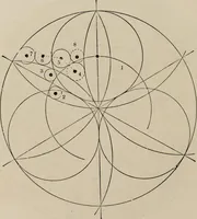 An illustration from The power of form applied to geometric tracery : one hundred designs and their foundations resulting from one diagram (1851)