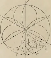 An illustration from The power of form applied to geometric tracery : one hundred designs and their foundations resulting from one diagram (1851)