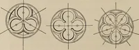An illustration from The power of form applied to geometric tracery : one hundred designs and their foundations resulting from one diagram (1851)