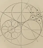 An illustration from The power of form applied to geometric tracery : one hundred designs and their foundations resulting from one diagram (1851)