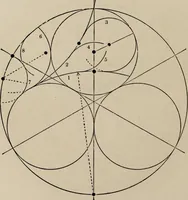 An illustration from The power of form applied to geometric tracery : one hundred designs and their foundations resulting from one diagram (1851)