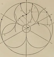 An illustration from The power of form applied to geometric tracery : one hundred designs and their foundations resulting from one diagram (1851)