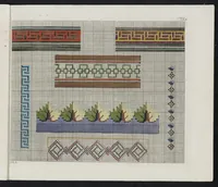 Picture 5 of 13 from Recueil de patrons de tricotage et de broderie : pour servir de suite à L'essai d'application de la peinture à l'art de tricoter ... (1800), leaf 12