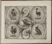 Picture 3 of 7 from J. Lockington's book of ornamented crests : engraved on twelve copper plates, as a cabinet for the gentleman and curious fancy worker, or pattern-book for the coach painter, engraver, jeweller, sadler, plater, embroider, modeller, &c (1812), leaf 10