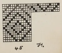 Picture 2 of 8 from Manuscript notes on weaving, leaf 23