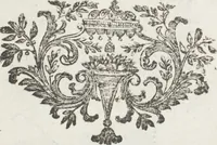 An illustration from Le dessinateur, pour les fabriques, d'étoffes, d'or, d'argent et de soie : avec la traduction de six tables raisonnées, tirées de l'Abecedario pittorico, imprimé à Naples en 1733 (1765)