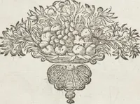 An illustration from Le dessinateur, pour les fabriques, d'étoffes, d'or, d'argent et de soie : avec la traduction de six tables raisonnées, tirées de l'Abecedario pittorico, imprimé à Naples en 1733 (1765)