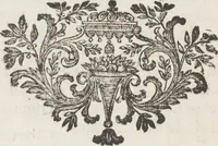 An illustration from Le dessinateur, pour les fabriques, d'étoffes, d'or, d'argent et de soie : avec la traduction de six tables raisonnées, tirées de l'Abecedario pittorico, imprimé à Naples en 1733 (1765)