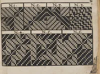 An illustration from Des Neu-erfundenen Weber Kunst- und Bild-Buchs (1727)