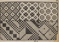 An illustration from Des Neu-erfundenen Weber Kunst- und Bild-Buchs (1727)