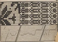 An illustration from Des Neu-erfundenen Weber Kunst- und Bild-Buchs (1727)