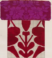 An illustration from [Weaving design book] (1890)