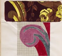 An illustration from [Weaving design book] (1890)